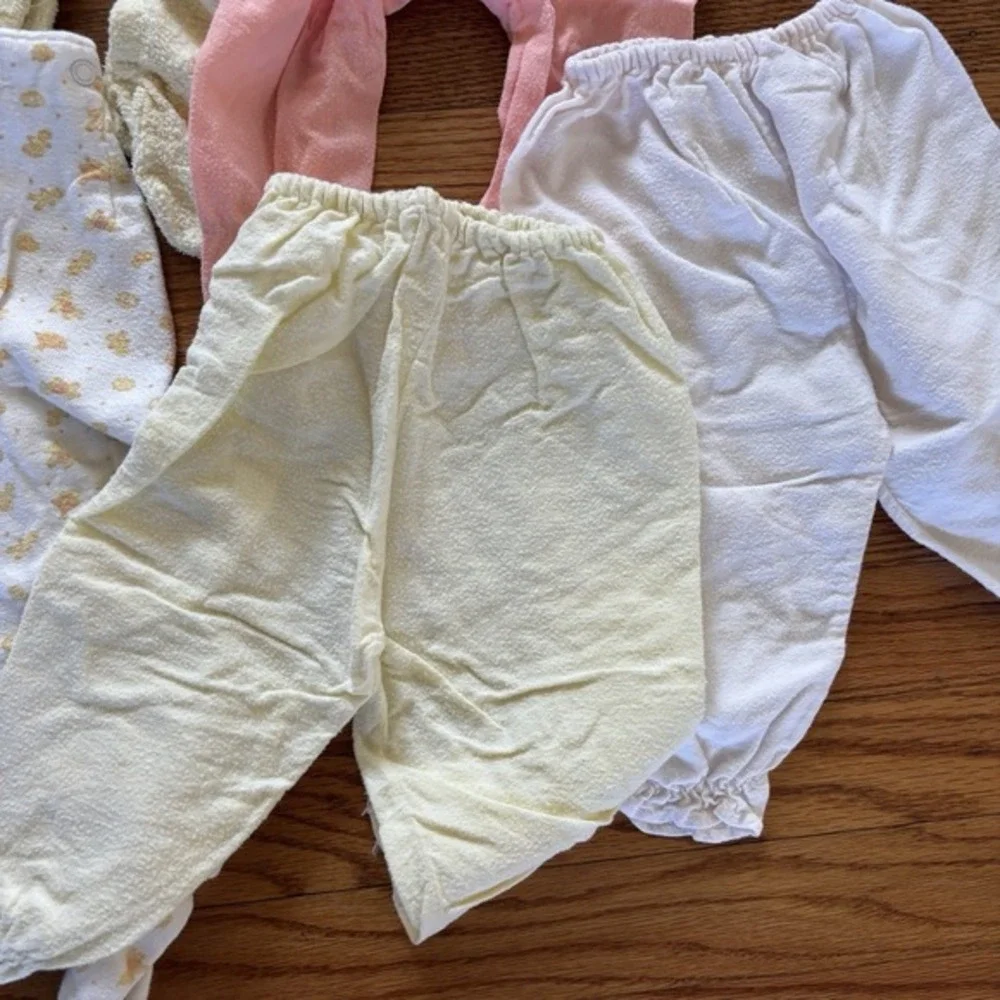 Large Lot 3-6 Months Baby Girl Clothes Carter's Pajama‎ Pants W Other Sleepers